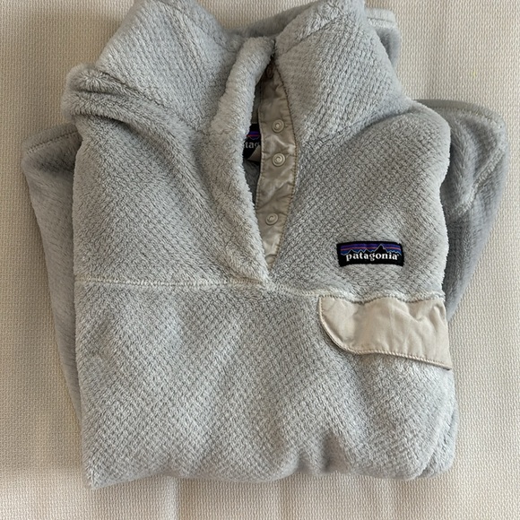 Gray Patagonia women’s fleece size large polartec thermal pro - Picture 2 of 2
